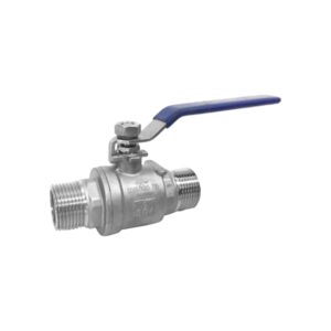 Double Male NPT Locking Ball Valve