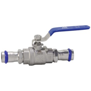 Locking Ball Valve With Press Fitting Ends